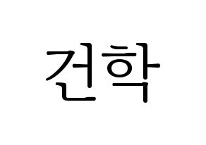 KPOP ONEUS(원어스、ワナス) 이도 (イド) 応援ボード・うちわ　韓国語/ハングル文字型紙 通常