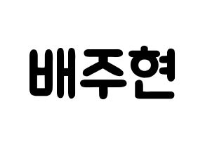 KPOP Red Velvet(레드벨벳、レッド・ベルベット) 아이린 (ペ・ジュヒョン, アイリーン) 応援ボード、うちわ無料型紙、応援グッズ 通常