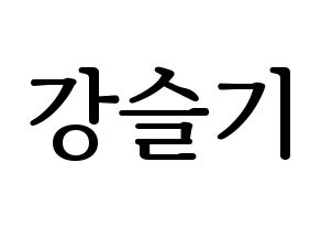 KPOP Red Velvet(레드벨벳、レッド・ベルベット) 슬기 (スルギ) プリント用応援ボード型紙、うちわ型紙　韓国語/ハングル文字型紙 通常