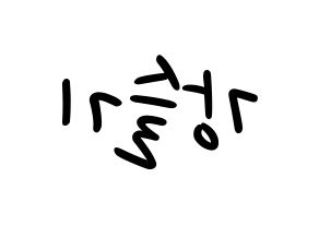 KPOP Red Velvet(레드벨벳、レッド・ベルベット) 슬기 (スルギ) 応援ボード ハングル 型紙  左右反転