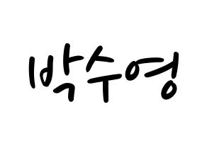KPOP Red Velvet(레드벨벳、レッド・ベルベット) 조이 (ジョイ) 応援ボード ハングル 型紙  通常