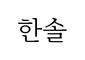 KPOP SEVENTEEN(세븐틴、セブンティーン) 버논 (バーノン) 応援ボード・うちわ　韓国語/ハングル文字型紙 通常