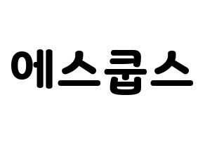 KPOP SEVENTEEN(세븐틴、セブンティーン) 에스쿱스 (エスクプス) 応援ボード・うちわ　韓国語/ハングル文字型紙 通常