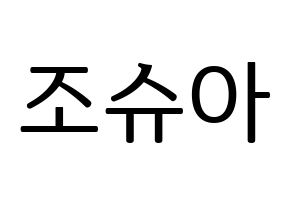 KPOP SEVENTEEN(세븐틴、セブンティーン) 조슈아 (ジョシュア) プリント用応援ボード型紙、うちわ型紙　韓国語/ハングル文字型紙 通常
