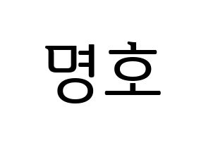 KPOP SEVENTEEN(세븐틴、セブンティーン) 디에잇 (ディエイト) プリント用応援ボード型紙、うちわ型紙　韓国語/ハングル文字型紙 通常