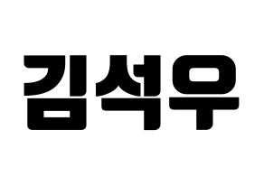 KPOP SF9(에스에프나인、エスエフナイン) 로운 (ロウン) コンサート用　応援ボード・うちわ　韓国語/ハングル文字型紙 通常