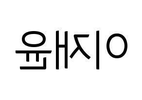 KPOP SF9(에스에프나인、エスエフナイン) 재윤 (ジェユン) コンサート用　応援ボード・うちわ　韓国語/ハングル文字型紙 左右反転