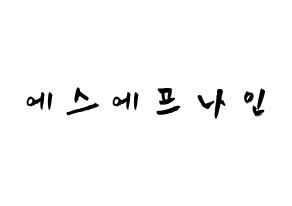 KPOP歌手 SF9(에스에프나인、エスエフナイン) 応援ボード型紙、うちわ型紙　韓国語/ハングル文字 通常