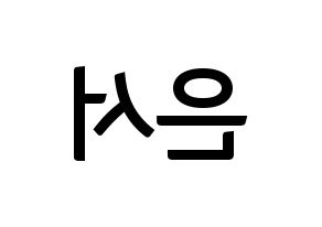 KPOP SHA SHA(샤샤、シャシャ) 서연 (ソヨン) k-pop アイドル名前 ファンサボード 型紙 左右反転
