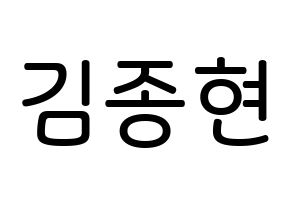KPOP SHINee(샤이니、シャイニー) 종현 (キム・ジョンヒョン, ジョンヒョン) 無料サイン会用、イベント会用応援ボード型紙 通常