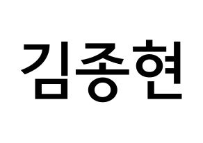 KPOP SHINee(샤이니、シャイニー) 종현 (キム・ジョンヒョン, ジョンヒョン) 無料サイン会用、イベント会用応援ボード型紙 通常