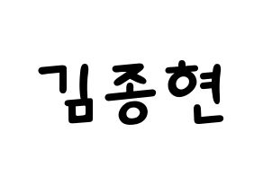 KPOP SHINee(샤이니、シャイニー) 종현 (ジョンヒョン) 名前 応援ボード 作り方 通常
