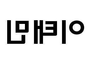 KPOP SHINee(샤이니、シャイニー) 태민 (イ・テミン, テミン) 応援ボード、うちわ無料型紙、応援グッズ 左右反転