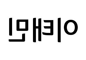 KPOP SHINee(샤이니、シャイニー) 태민 (テミン) k-pop アイドル名前 ファンサボード 型紙 左右反転