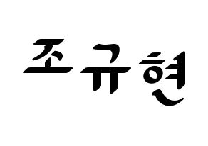 KPOP Super Junior-M(슈퍼주니어-M、スーパージュニア-M) 규현 (キュヒョン) 応援ボード ハングル 型紙  通常
