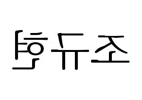 KPOP Super Junior-M(슈퍼주니어-M、スーパージュニア-M) 규현 (キュヒョン) 応援ボード・うちわ　韓国語/ハングル文字型紙 左右反転