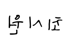KPOP Super Junior-M(슈퍼주니어-M、スーパージュニア-M) 시원 (シウォン) 応援ボード ハングル 型紙  左右反転