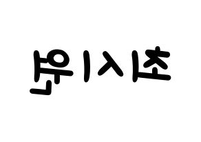 KPOP Super Junior(슈퍼주니어、スーパージュニア) 시원 (シウォン) 名前 応援ボード 作り方 左右反転