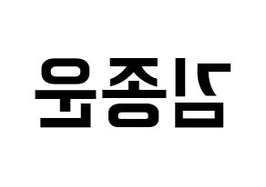 KPOP Super Junior(슈퍼주니어、スーパージュニア) 예성 (イェソン) k-pop アイドル名前 ファンサボード 型紙 左右反転