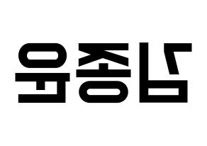 KPOP Super Junior(슈퍼주니어、スーパージュニア) 예성 (イェソン) 名前 応援ボード 作り方 左右反転