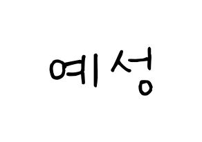 KPOP Super Junior(슈퍼주니어、スーパージュニア) 예성 (イェソン) k-pop 応援ボード メッセージ 型紙 通常