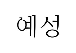 KPOP Super Junior(슈퍼주니어、スーパージュニア) 예성 (イェソン) 応援ボード・うちわ　韓国語/ハングル文字型紙 通常