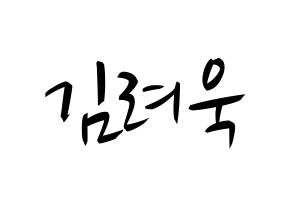 KPOP Super Junior(슈퍼주니어、スーパージュニア) 려욱 (リョウク) k-pop 応援ボード メッセージ 型紙 通常