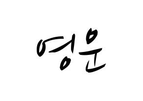 KPOP Super Junior(슈퍼주니어、スーパージュニア) 강인 (カンイン) k-pop 応援ボード メッセージ 型紙 通常