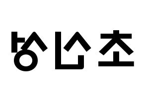 KPOP歌手 Supernova(초신성、超新星) 応援ボード型紙、うちわ型紙　韓国語/ハングル文字 左右反転