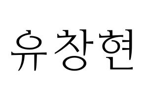 KPOP TEEN TOP(틴탑、ティーントップ) 리키 (リッキー) 応援ボード・うちわ　韓国語/ハングル文字型紙 通常