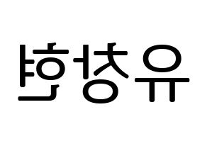 KPOP TEEN TOP(틴탑、ティーントップ) 리키 (リッキー) プリント用応援ボード型紙、うちわ型紙　韓国語/ハングル文字型紙 左右反転