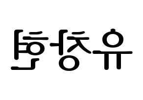 KPOP TEEN TOP(틴탑、ティーントップ) 리키 (リッキー) プリント用応援ボード型紙、うちわ型紙　韓国語/ハングル文字型紙 左右反転