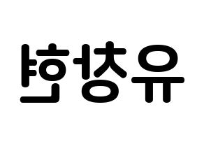 KPOP TEEN TOP(틴탑、ティーントップ) 리키 (ユ・チャンヒョン, リッキー) k-pop アイドル名前　ボード 言葉 左右反転