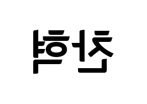 KPOP TOO(티오오、ティーオーオー) 찬 (チャン) k-pop アイドル名前 ファンサボード 型紙 左右反転