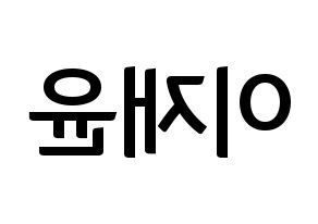 KPOP TOO(티오오、ティーオーオー) 재윤 (ジェユン) k-pop アイドル名前 ファンサボード 型紙 左右反転
