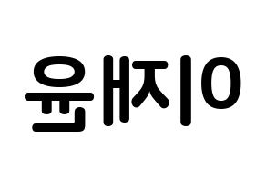 KPOP TOO(티오오、ティーオーオー) 재윤 (イ･ジェユン, ジェユン) k-pop アイドル名前　ボード 言葉 左右反転
