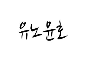 KPOP TVXQ(동방신기、東方神起) 유노윤호 (ユンホ) k-pop 応援ボード メッセージ 型紙 通常