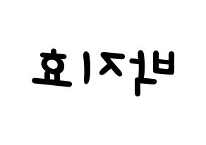 KPOP Twice(트와이스、トゥワイス) 지효 (ジヒョ) 名前 応援ボード 作り方 左右反転