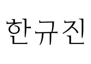 KPOP UP10TION(업텐션、アップテンション) 규진 (ギュジン) 応援ボード・うちわ　韓国語/ハングル文字型紙 通常