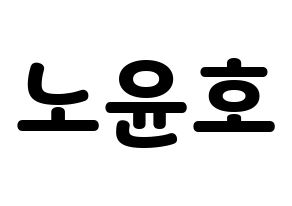 KPOP VAV(브이에이브이、ブイエイブイ) 에이노 (エイノ) 応援ボード・うちわ　韓国語/ハングル文字型紙 通常