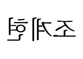 KPOP VERIVERY(베리베리、ベリーベリー) 계현 (ケヒョン) 応援ボード・うちわ　韓国語/ハングル文字型紙 左右反転