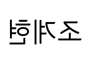 KPOP VERIVERY(베리베리、ベリーベリー) 계현 (ケヒョン) コンサート用　応援ボード・うちわ　韓国語/ハングル文字型紙 左右反転