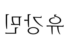 KPOP VERIVERY(베리베리、ベリーベリー) 강민 (カンミン) 応援ボード・うちわ　韓国語/ハングル文字型紙 左右反転