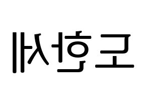 KPOP VICTON(빅톤、ビクトン) 도한세 (ド・ハンセ) プリント用応援ボード型紙、うちわ型紙　韓国語/ハングル文字型紙 左右反転