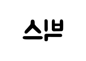 KPOP歌手 VIXX(빅스、ヴィックス) 応援ボード型紙、うちわ型紙　韓国語/ハングル文字 左右反転