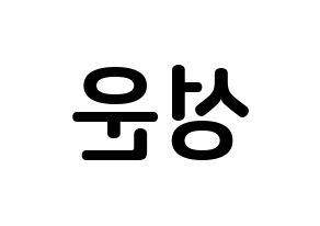 KPOP Wanna One(워너원、ワナワン) 하성운 (ハ・ソンウン, ハ・ソンウン) k-pop アイドル名前　ボード 言葉 左右反転