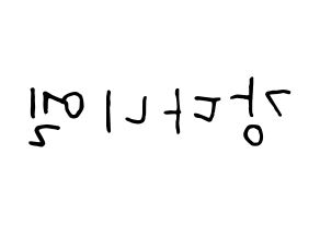 KPOP Wanna One(워너원、ワナワン) 강다니엘 (カン・ダニエル) k-pop 応援ボード メッセージ 型紙 左右反転