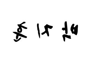 KPOP Wanna One(워너원、ワナワン) 박지훈 (パク・ジフン, パク・ジフン) 応援ボード、うちわ無料型紙、応援グッズ 左右反転