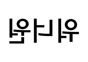 無料 KPOP Wanna One(워너원、ワナワン) 無料応援ボード屋さん 左右反転