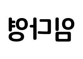 KPOP WJSN(우주소녀、宇宙少女) 다영 (イム・ダヨン, ダヨン) k-pop アイドル名前　ボード 言葉 左右反転